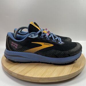 Brooks Divide 3 Womens Size 10.5 B Trail Running Athletic Black Blue Shoes